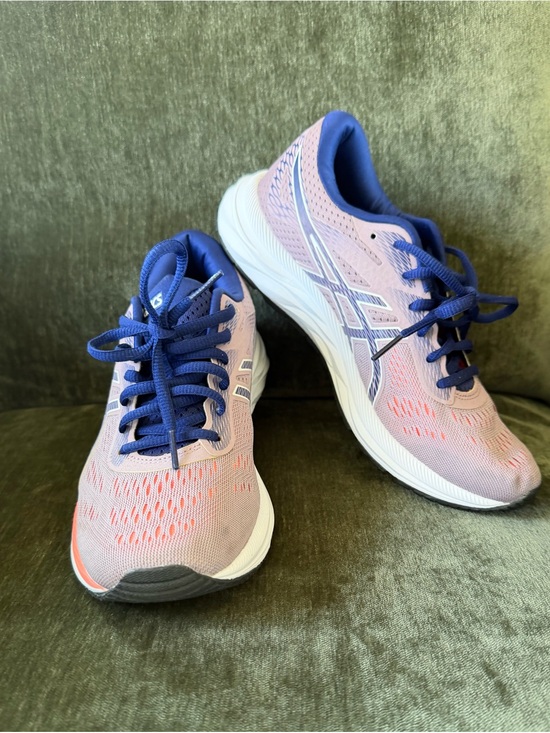 Asics Shoes - Asics Pink and Blue Women's Athletic Running Shoes